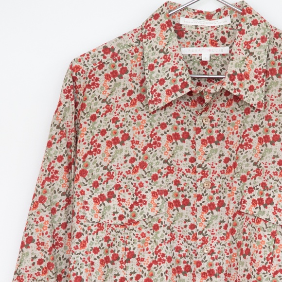 Perry Ellis Other - Mens Perry Ellis Floral Button Up L
